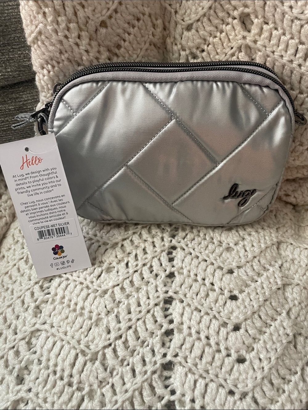 NWT- Lug Coupe SE Metallic Silver